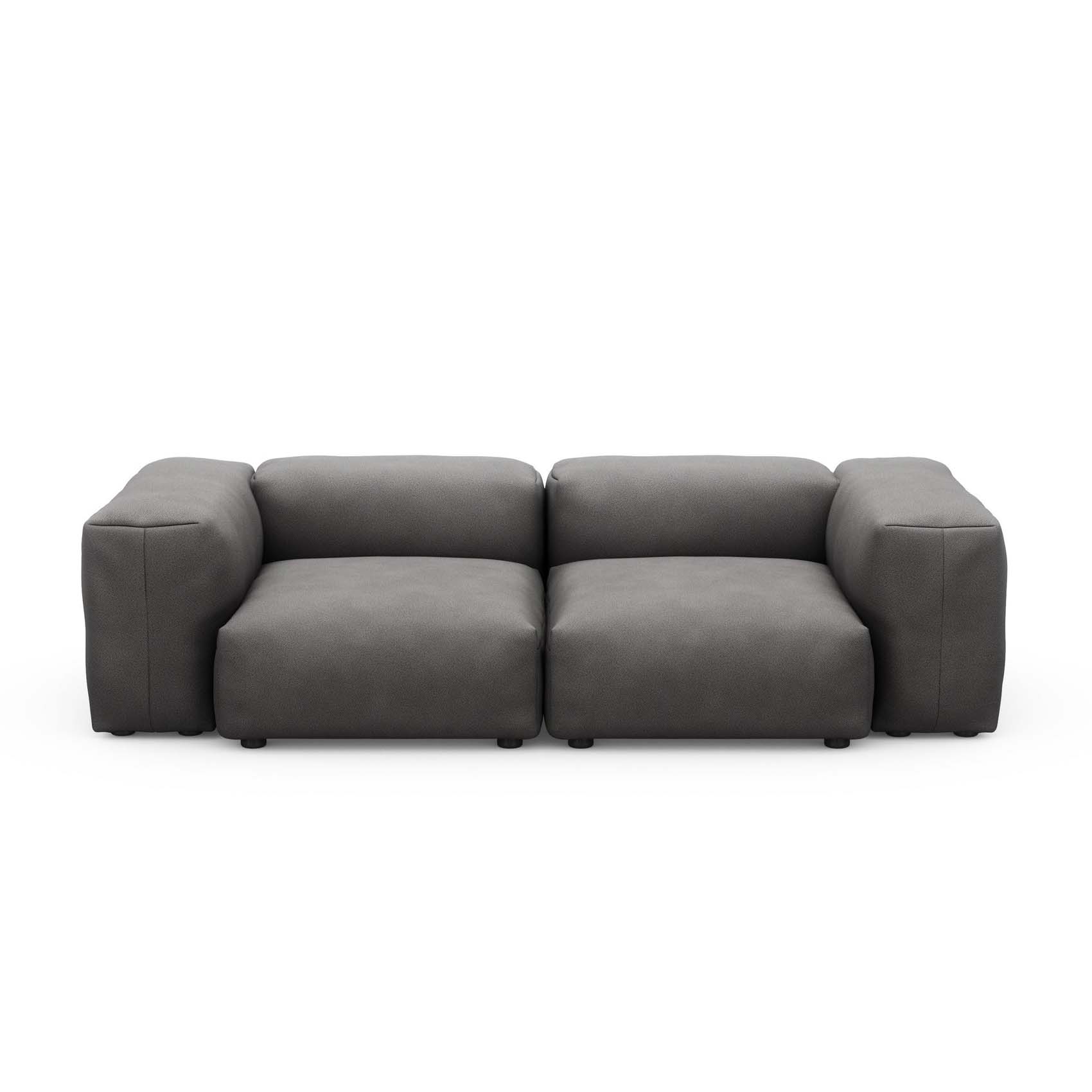 Two Seat Sofa S Pique Dark Grey