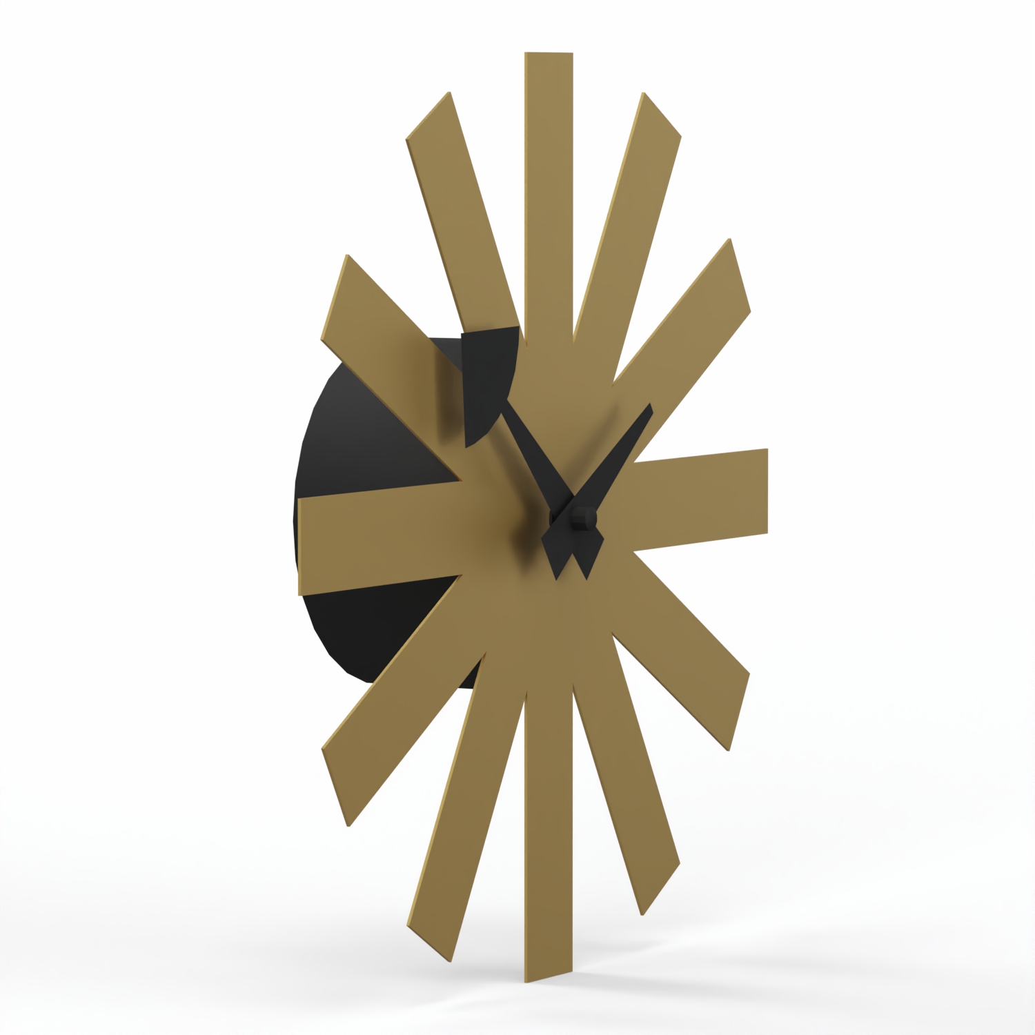 Asterisk Clock, Messing 20125203