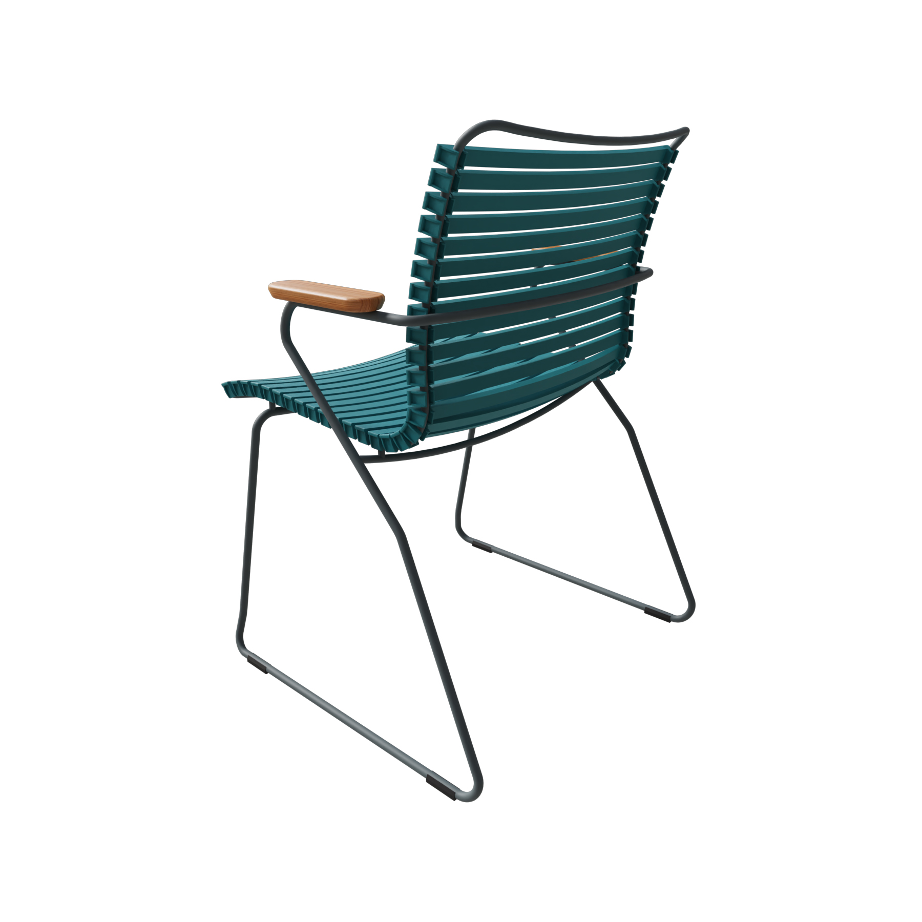 Dining Chair Click mit Bambusarmlehnen 10801-7718 in Mehrfarbig