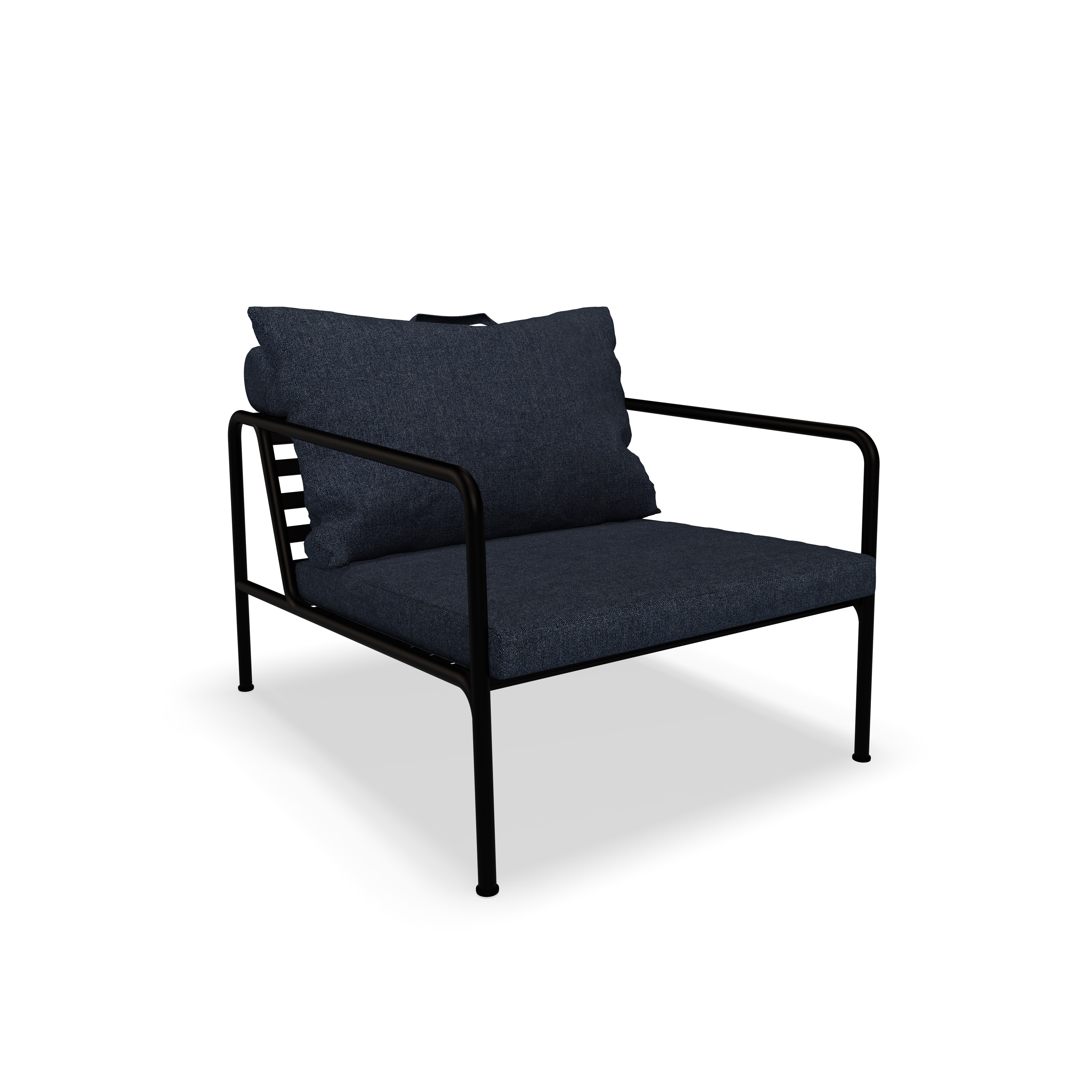 Lounge Chair Avon aus Heritage Special Stoff in Graublau
