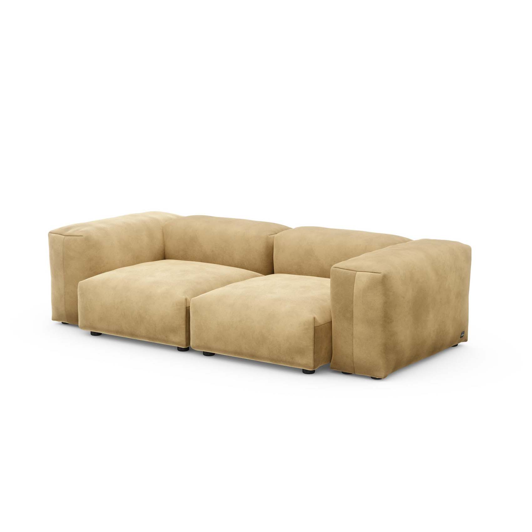 Two Seat Sofa S Velvet Caramel