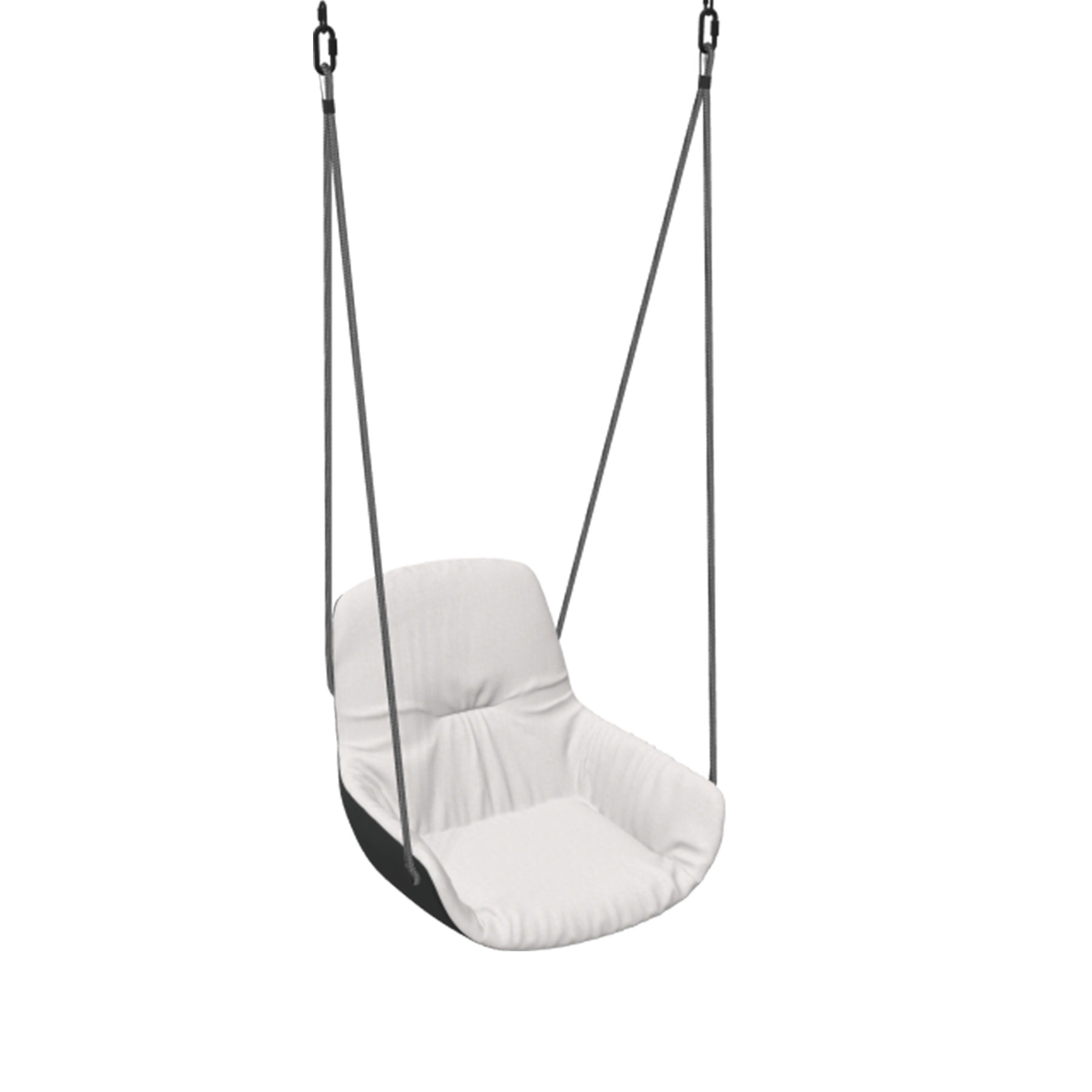 Schaukel Leya Swing Seat aus Stoff in Grau