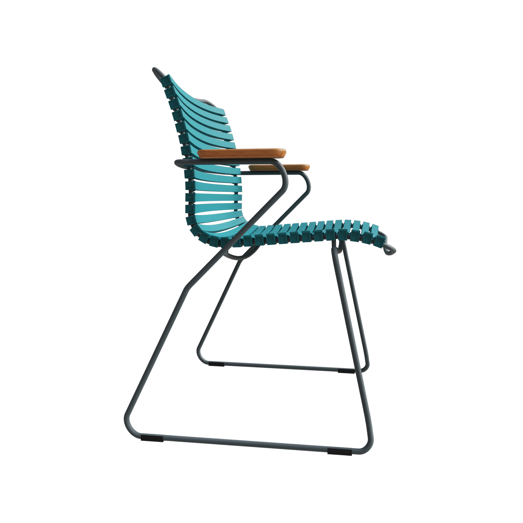 Dining Chair Click mit Bambusarmlehnen 10801-7718 in Mehrfarbig