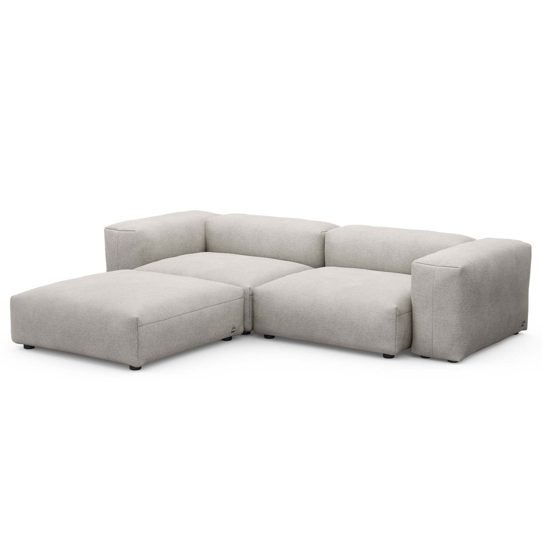 Corner Sofa L Knit Grey