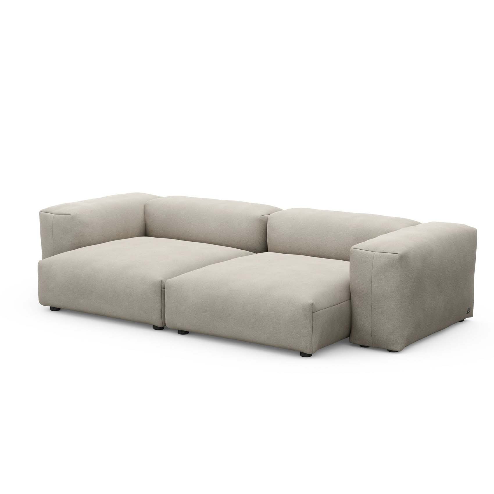 Two Seat Sofa L Linen Stone